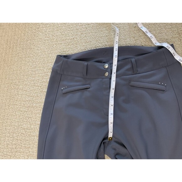 Goode Rider Slate Blue Gray Equestrian Miracle Breech Full Seat Sz 30 - Picture 10 of 13